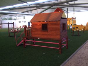 wooden playhouse